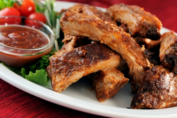 Žebírka s omáčkou barbecue