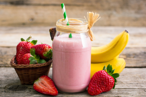 Jahodové smoothie
