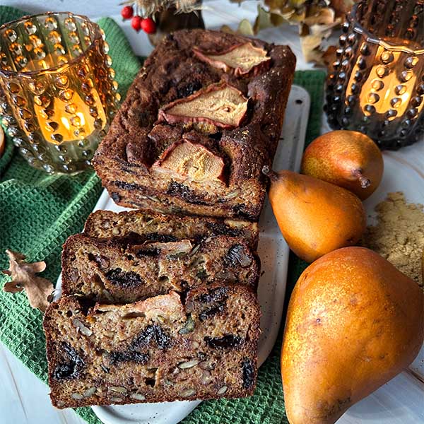 Banana bread s hruškami
