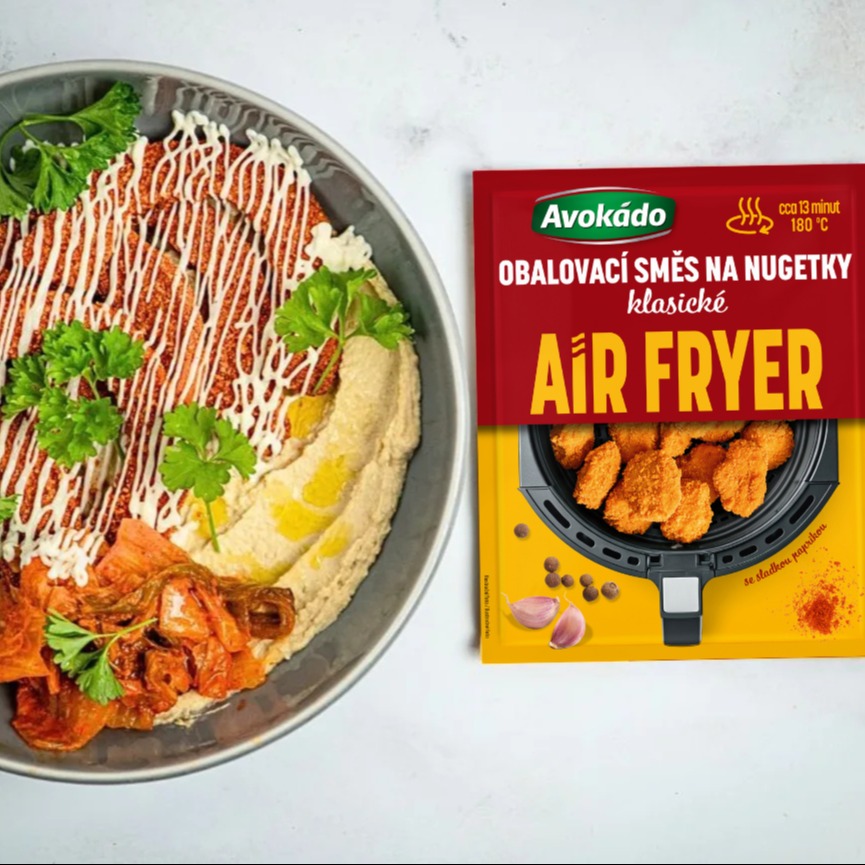 Křupavá obalovaná dýně z horkovzdušné fritézy