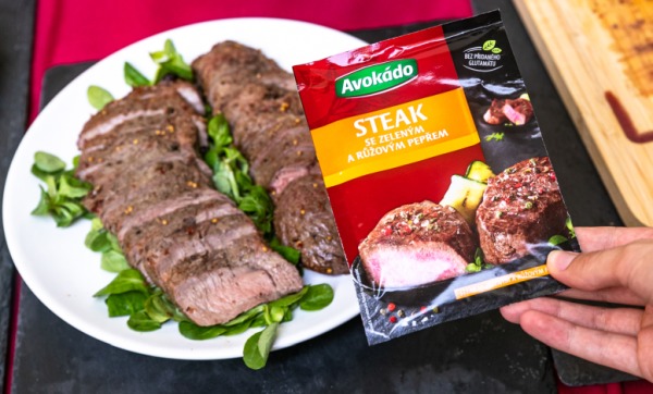 Hovězí steak s pepřem