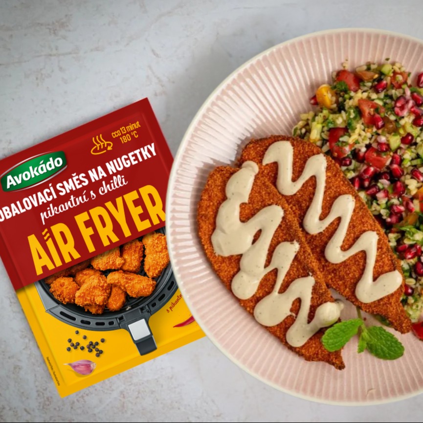 Pikantní plátky lilku z horkovzdušné fritézy