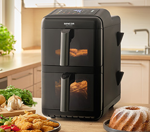 Horkovzdušná fritéza Sencor Dual Stack